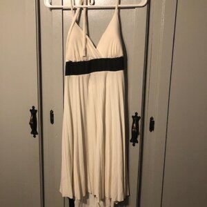 Charlotte Russe Black & White Pleated Dress